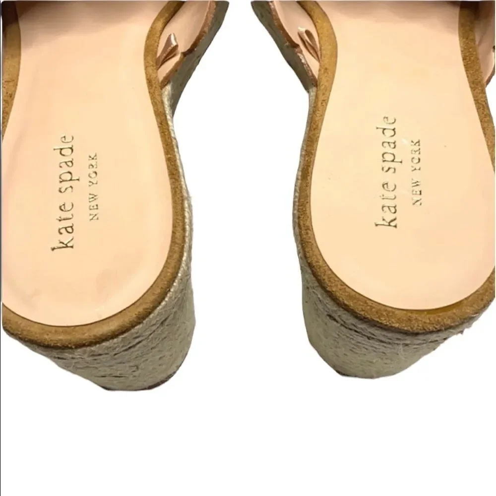 Kate Spade Toby Wedge Sandals Size 10